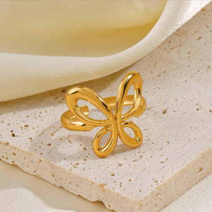 Hollow Butterfly Ring - BlingVows - Best Imitation & Anti Tarnish Jewelry Wholesaler