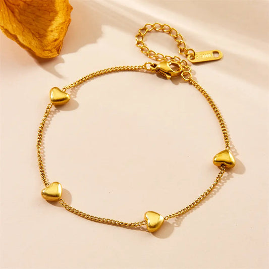 Sweet Heart Charm Bracelet - BlingVows - Best Imitation & Anti Tarnish Jewelry Wholesaler