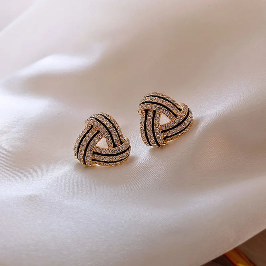 Triangle Geometric Stud Earrings - BlingVows - Best Imitation & Anti Tarnish Jewelry Wholesaler